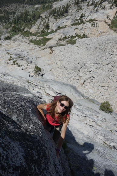 Content as can be on Tenaya Peak in Tuolumne Meadows