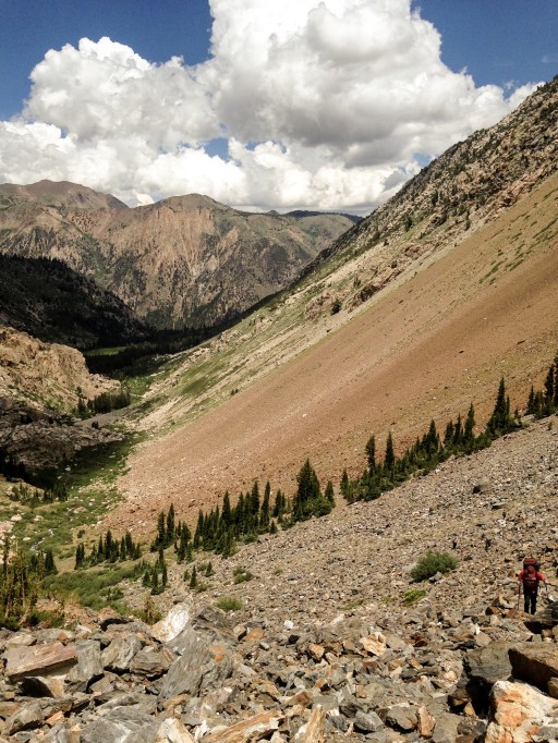 Along the approach to the Matterhorn