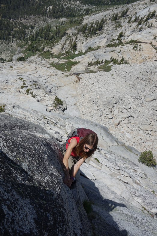 nearing the top of Tenaya