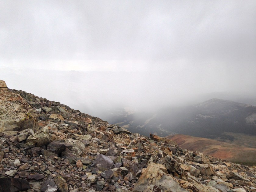 the storm approaches..