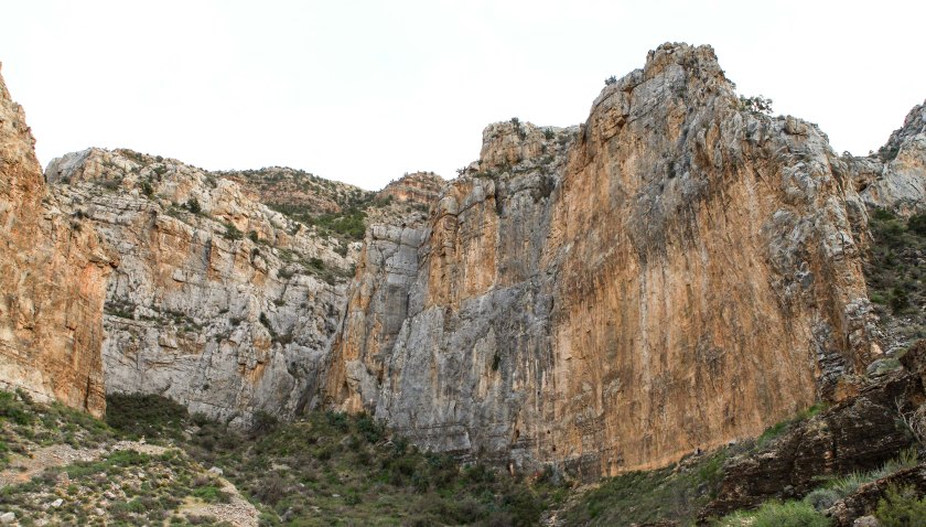 climbing in lime kiln canyon on Friday March 4, 2016 with Mark Sachs.
