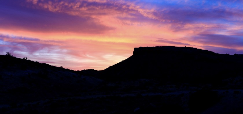 driving to Flagstaff from Lime Kiln Canyon on Thursday, March 10, 2016